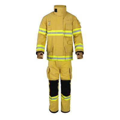 China Fire Fighting Suit Certified Aramid Fire Fighting Suit / Uniform For Fire Fighting for sale