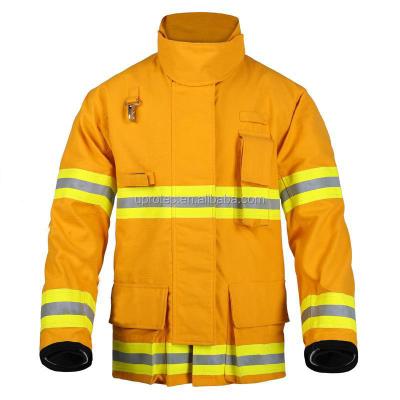 China Flame Retardant CE Certified Aramid Fire Fighting Suit , EN469 Firefighter Suit for sale