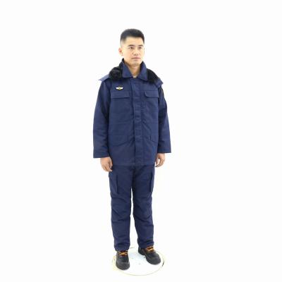 China Flame Retardant Flame Retardant Anti-Static Construction Worker Workwear Jacket Mechanics Jacket Workwear Winter Uniform Workwear Cotton for sale