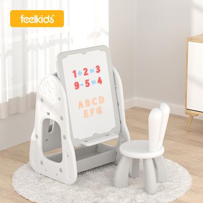 China Plastic Double Sided Digital Easel Baby Learning Writing Erasable Kids Projection Magnetic Painting Kids White Board Drawing Toys for sale