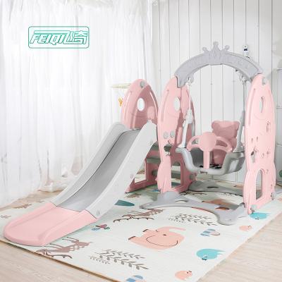 China PE Feiqitoy Rocket Kid Slide Swing for sale