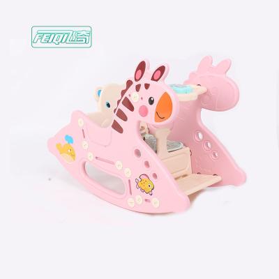 China Ride on the Feiqitoy Toy Fawn Rocking Horse for sale