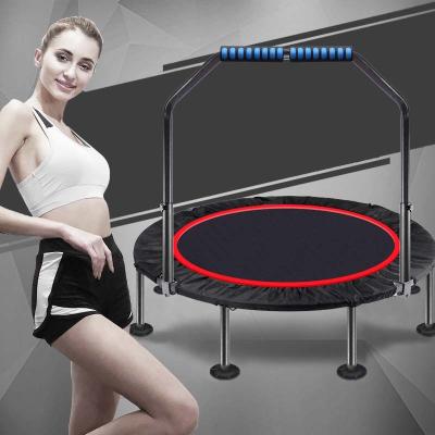 China With Protective Net Gym Equipment Fitness Exercise Mini Trampoline Indoor Gymnastics For Sale for sale