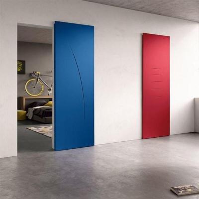 China Modern Invisible Flush Door Interior Hidden Design With Hidden Hinges for sale