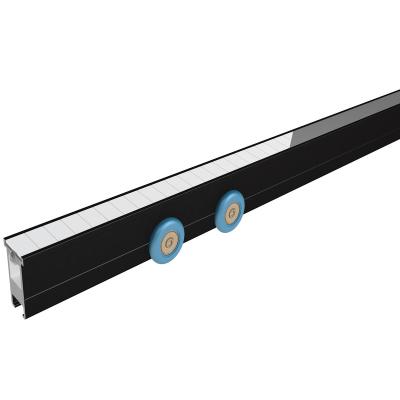 China Modern Electromagnetic Driver Sliding Door And Window System Dent Patch Easy To Install Hanging Rollers And Blue Rail Aluminum for sale