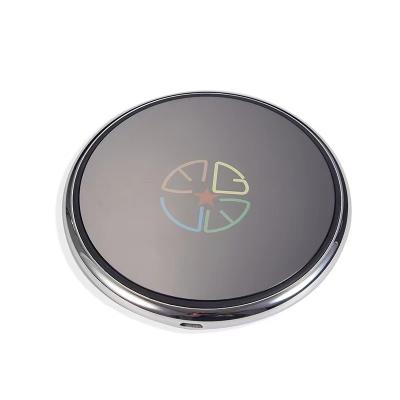 China Wireless charger Charger Mobile Phone Universal Led Light 15W Portable Support Qi Fast Charging Wireless Charger Pad For Iphone Wireless Charger for sale