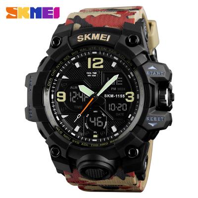 China Alarm most popular skmei 1155 stylish sports watch analog-digital watches for men for sale