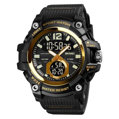 China Factory original hot sale model skmei alarm 1725 black waterproof digital men alarm watch sports watches made in china for sale