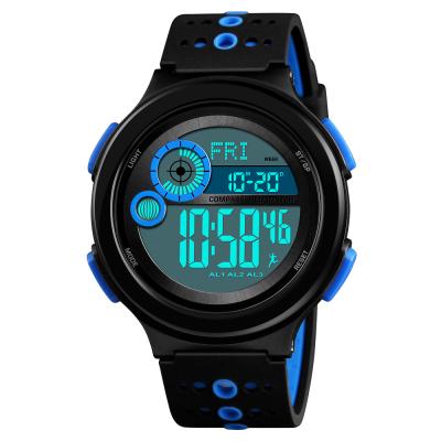 China New Watch #1375 Skmei Alarm World Time Compass Real Time Recorder Sports Digital Watches for sale