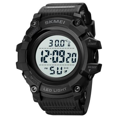 China Alarm Skmei 1687 Mens Sports Military Watches Made In China Temperature Wrist Watch for sale