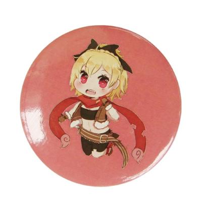 China Custom Design Color Pin Wholesale Manufacturer Lapel Round Offset Printing China Super Cardboard Girl design your logo badge brooch for for sale