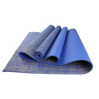 China Eco-Friendly Hot Selling Natural Yoga Mat Cleaner For Home Exercise Wearing Fitness Jute Eco-friendly for sale