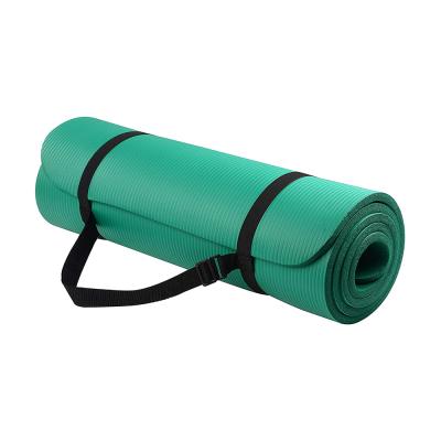 China Bodybuilding Wear 8mm Nbr Suede Waterproof Anti-Slip Yoga Mat for sale