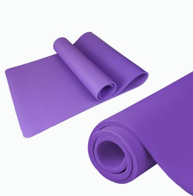 China Non-toxic& Odorless& Eco-friendly& Various Color Yoga Mat NBR / NBR Exercise Mat Available Extra Thick Eco Friendly for sale