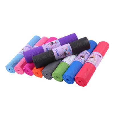 China High Wear Size 3/4/5/6mm Yoga Pilates PVC Eco Friendly New Custom Made Bound Mat Eco-Friendly for sale