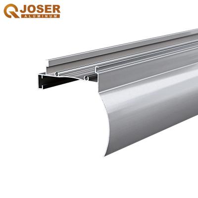 China door & Wholesale Supplier Customized Blind Window Powder Coating Extrusion 6063 Roller T5 Aluminum Alloy Profile For Top Cover for sale