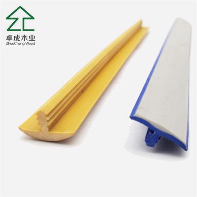 China white color plastic t edging strip for furniture for sale