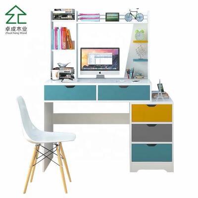 China Modern oak computer desk with solid wood furniture leg for sale