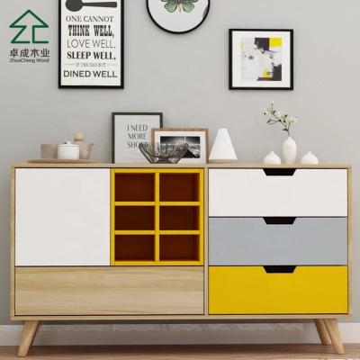 China Navaski White Oak & Grey Retro Scandinavian Legs Sideboard for sale