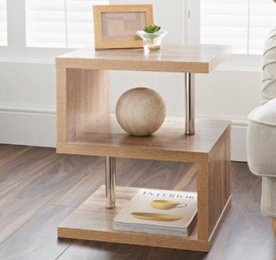 China Side Table Oak Effect Design Perfect For Your Living Room & Bedroom for sale