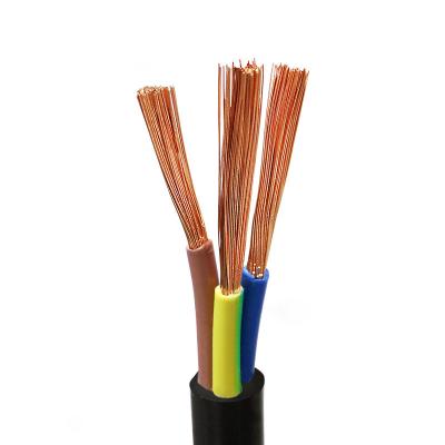 China RVV Copper Conductor PVC Insulated Cable Aerial PVC Sheathed Flexible Cable Wires Copper for sale