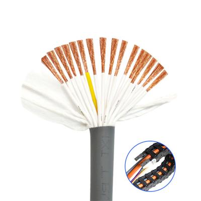 China Overhead Robot Arm Cable / TRVVP Cable Copper Conductor TRVV for sale