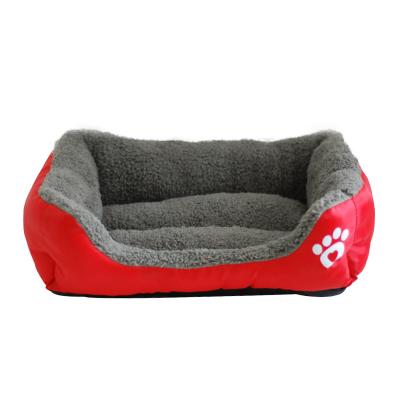 China Meijietong Dog Bed Mat Dog Mattress Breathable Chew Proof Washable Dog Bed Removable Cover Donut Heated Cat Bed for sale