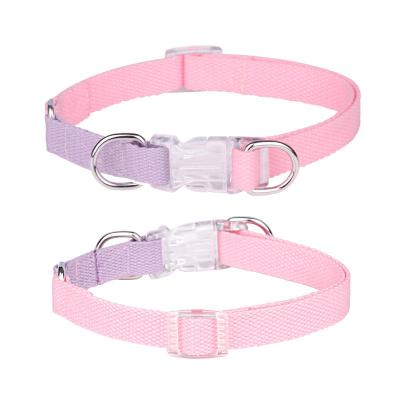 China Meijietong Brand New Sustainable Cotton Pets Collar PetPace Letters Pet Collar Loop Silicone Knitting Customizable Pet Collars For Dog for sale