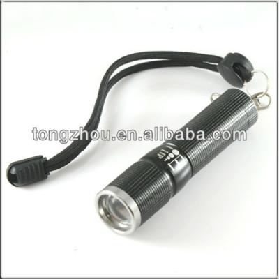 China Camping Built-in LED Zoom Led Torch / Torch Flashlight / Torch With AA for sale