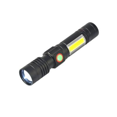 China Tactical Rechargeable Li-ion 18650 1500mAh Zoomable LED Emergency Flashlights for sale