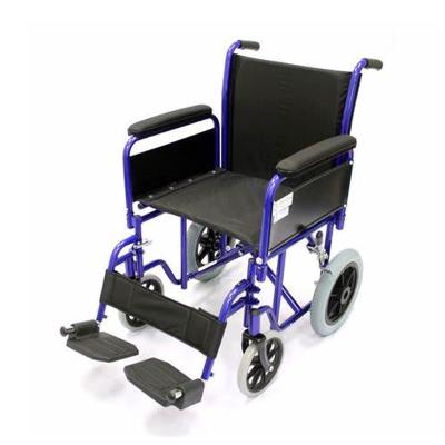 China Rehabilitation Center Lightweight Self Propelled Convenient Wheelchair Folding Tire Non-Pneumatic Transport Wheelchair for sale