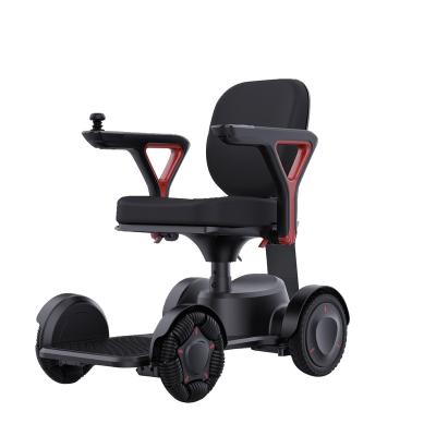 China Lightweight Disabled Scooter Cheap Price Electric Folding Wheelchair For Disabled Travel 24V10AH for sale