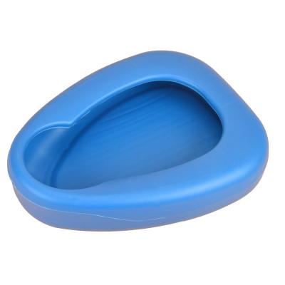 China Medical Care Disposable Hospital Use Plastic Patient Bedpan Blue Bedpan For Men And Women for sale