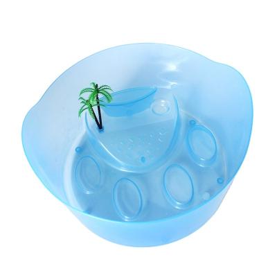 China High Quality Viable Nomoypet Cat Paw Shape Plastic Turtle Tank With Basking Platform NX-20 for sale