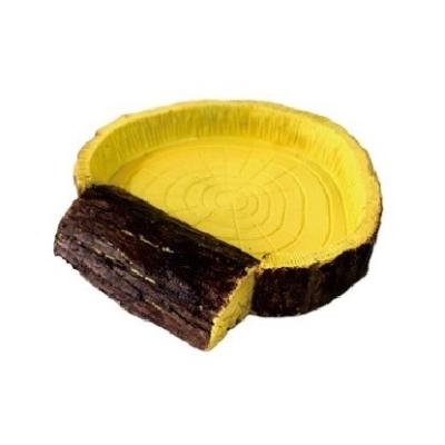 China NOMOY PET Viable Good Price Round Resin Reptile Feeding Bowl With Ramp NS-36 for sale