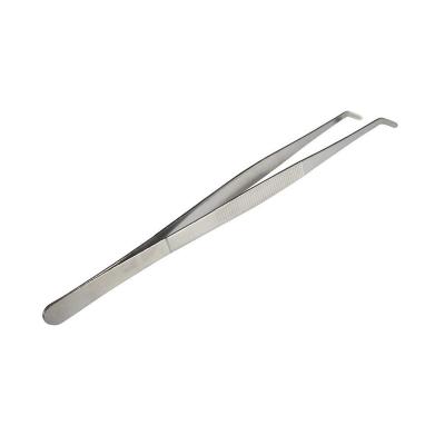 China NOMOY viable PET wholesale 30cm elbow stainless steel tweezers for reptile NZ-04 for sale