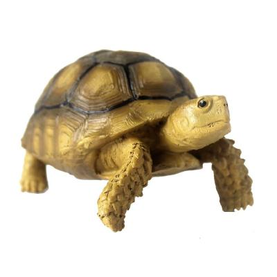 China NOMOY Viable Resin PET Material Medium Sulcata Tortoise Model A6 for sale