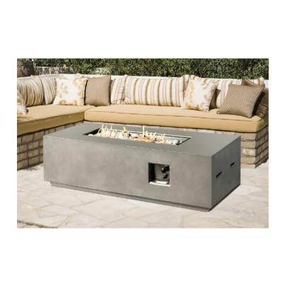 China Modern Outdoor Gas Burner Fireplace Table With Fire Pit for sale