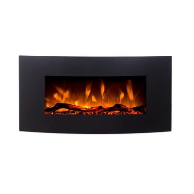 China Morden Style Luxury Artificial Fire Wall Mounted Electric Fireplace For Hanging Decoration And Indoor Heating for sale