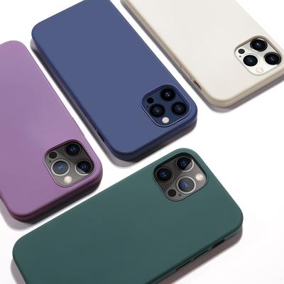 China 100% Eco-friendly Mobile Phone Case Accessories 2020 Soft Phone Cover Cases For Apple Silicone iPhone 11/12 Max Pro for sale