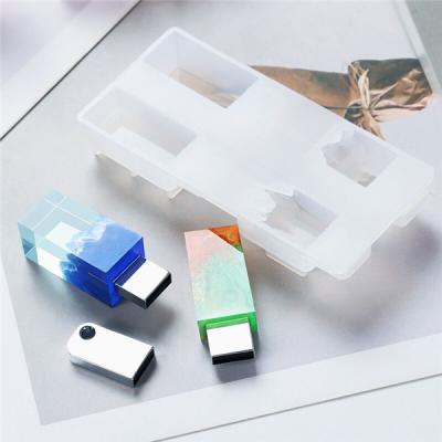 China C-0106 Viable Resin Molds Silicone USB Resin Epoxy Mold For DIY Resin Craft for sale