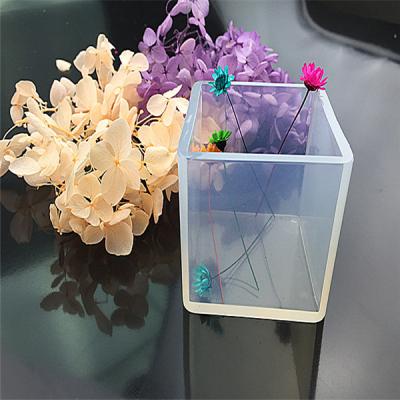 China Wholesale Disposable Epoxy Resin DIY Square Silicone Resin Mold Cube Silicone Mold for sale