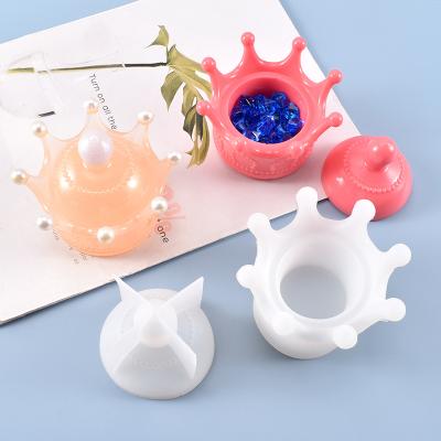 China C-0202 Diy Viable Crystal Epoxy Flower Mold Flower Round Tabletop Resin Silicone Mold Jewelery for sale