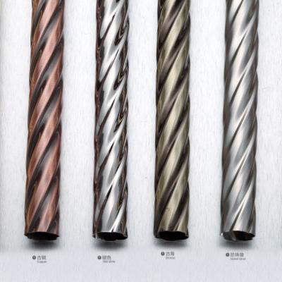 China Factory Sale Fancy Color Window Rods Africa Metal Durable Curtain Rod for sale