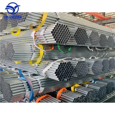 China Galvanized Liquid Pipe Welded Steel Pipe Q235 Gi Scaffolding Construction Tube for sale