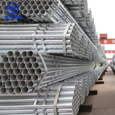 China Liquid Pipe Pre Galvanized Steel Pipe Size Zinc Plating Barrier Pre Galvanized Round Hollow Structural Steel Tube for sale