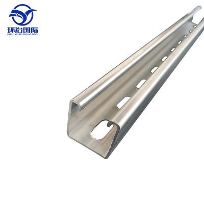 China Building construction galvanized steel c channel strut / c iron channel sizes for sale