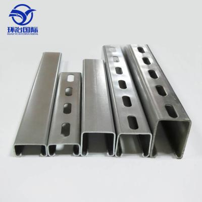 China Building construction perforated stainless steel unistrut channel C steel construction channel for sale