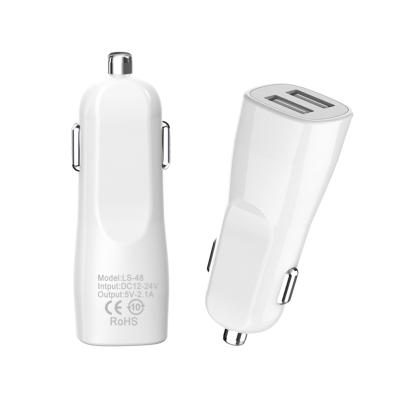 China Mobile Phone New Arrival Smart Car Charger 12V-24V Output Dual USB Car Charger for sale