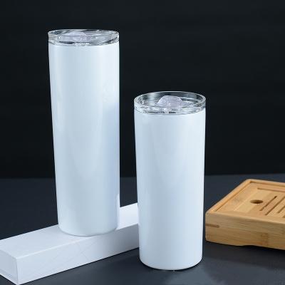 China Sublimation USA 20oz Sublimation Lean Straight Tumbler Blanks Straight Tumbler Blanks Mugs for sale